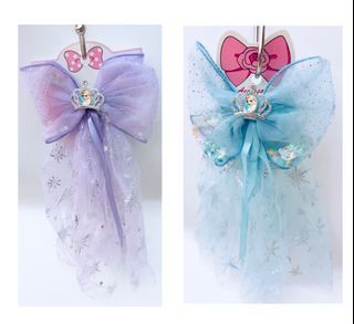 Frozen Princess Hair Clip with Short Veil
