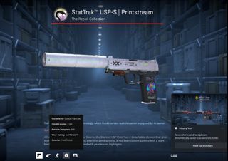 CSGO StatTrak™ USP-S | Printstream (FT)[95% BUFF]