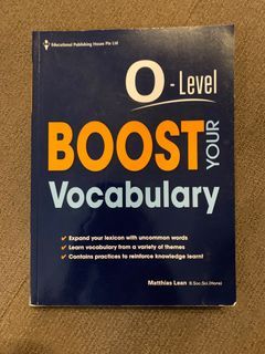 O Level Boost your Vocabulary Textbook