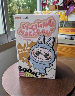 Popmart Labubu The Monsters - Exciting Macaron Series (Vinyl Face)