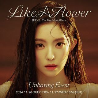 [Unboxing Event] Red Velvet Irene 1st Mini Album Like A Flower
