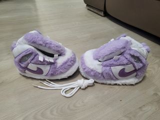 Fluffy AJ bedroom slippers