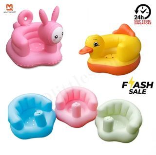 ★New★ Baby Sofa Chair Early Education Couch Baby Learning Seat Correct Infant Sitting Position Baby Kid Children Inflatable Bathroom Sofa Chair Seat Learn Portable Multifunctional bath stool