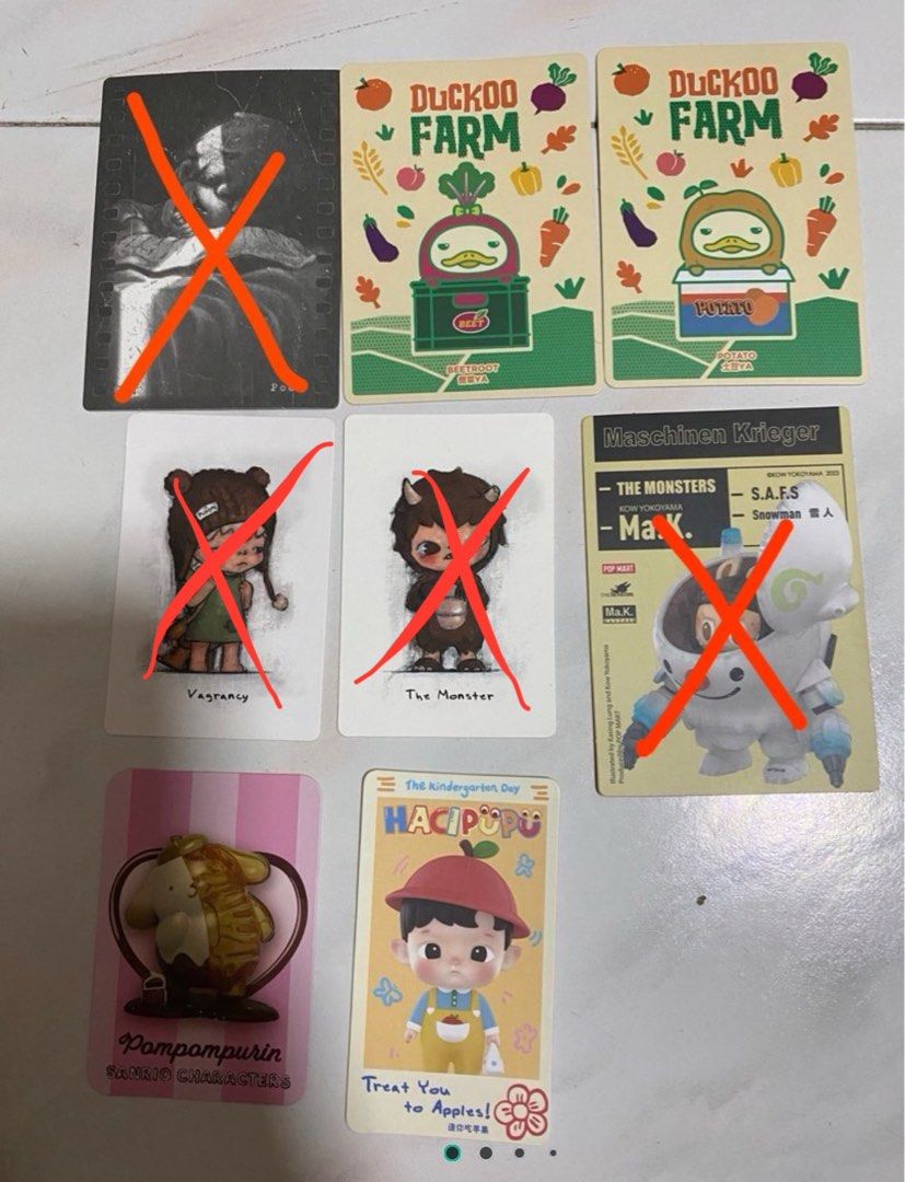 WTS/WTT BNIF Assorted Popmart & Others BB - Hacipupu/Dimoo/Hirono/Sweetbean Etc (Category: Designer & Blind Box Toys) located in Singapore. Submitted by popmartistrash (Listing ID 1285538173, Image 1). Description: All BNIF A - 1st to 3rd Pic B - 4th Pic ($8 each) C - 5th Pic onwards ($6 each) A must pair with B or C A+B - $20 A+C - $18 2B - $12 2C - $10 Open to trades too especially Hacipupu, Dimoo and Pucky. Please pm to check. Meet up at my co