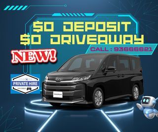 2026 NEW TOYOTA NOAH HYB FOR RENT/ RENTAL(PHV). NEW HONDA SPADA HYB FOR RENT/RENTAL. (PHV).