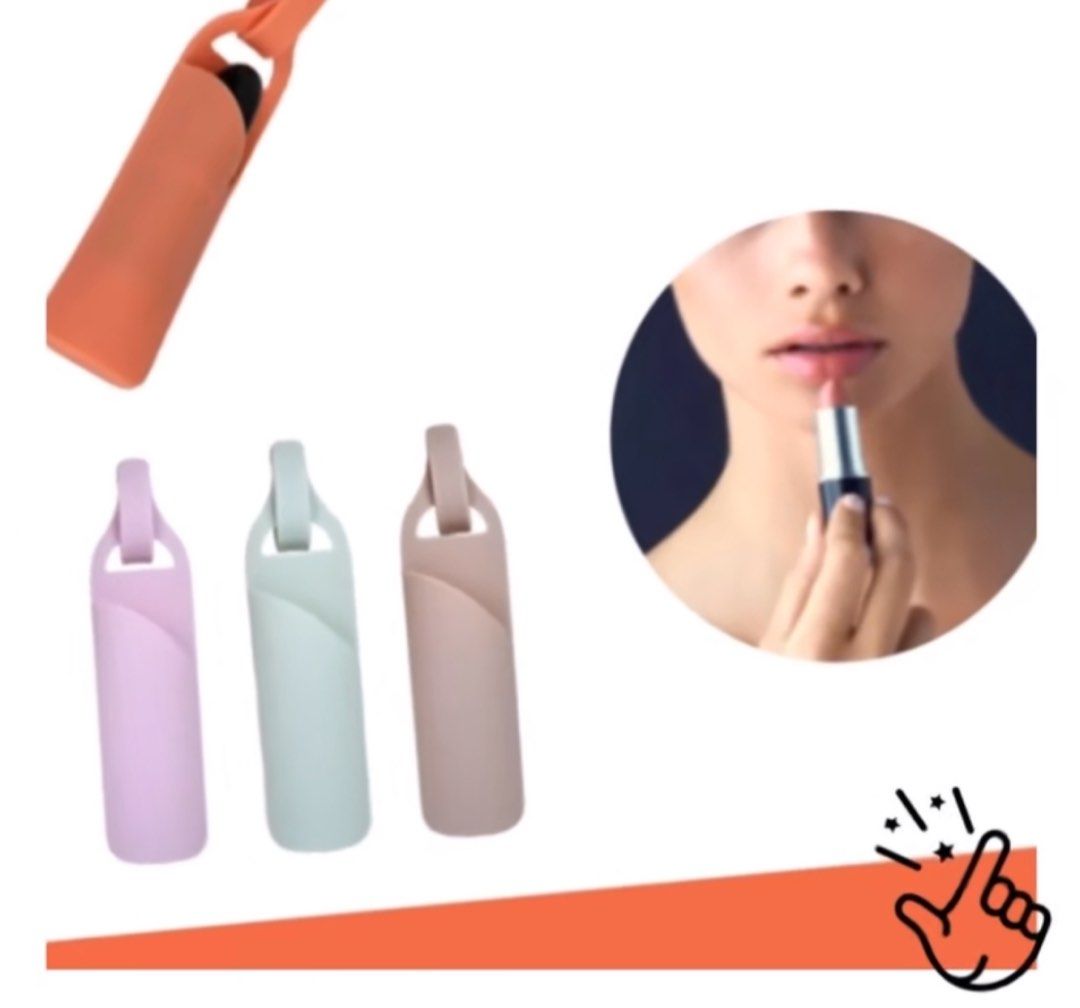 Lip Balm Silicone Holder Case (Category: Makeup) located in Singapore. Submitted by mintychococat (Listing ID 1342818232, Image 2). Description: Lip Balm Silicone Holder Case 1 piece S$10 (*price reduced) H x L 24.3cm x 3.5cm Lilac colour Super soft Adjustable handle / strap Water resistance Silicone material For storing your lip balm or lipstick In fact suitable for most lip balm or lipstick sizes You can hang it on your bag, keychain, lanyard, 