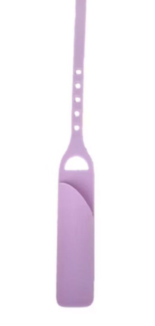 Lip Balm Silicone Holder Case (Category: Makeup) located in Singapore. Submitted by mintychococat (Listing ID 1342818232, Image 1). Description: Lip Balm Silicone Holder Case 1 piece S$10 (*price reduced) H x L 24.3cm x 3.5cm Lilac colour Super soft Adjustable handle / strap Water resistance Silicone material For storing your lip balm or lipstick In fact suitable for most lip balm or lipstick sizes You can hang it on your bag, keychain, lanyard, 