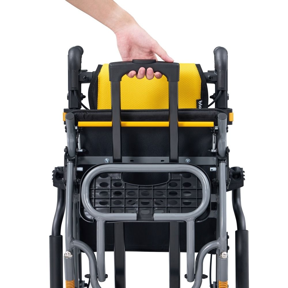 Accept CDC Vouchers at Shops! [02442] Bion Traveller Pushchair Wheelchair E100 | 15in Seat (Ship in Box) Luggage Style Handle Compact Flip-up Armrests | Video: [External link] (Category: Wheelchairs) located in Singapore. Submitted by bionsg (Listing ID 1061319956, Image 8). Description: Why buy from Bion? - Offers Best Value for Money! - 17 years of experience! - Spare parts availability! bion.sg 1) FOR DELIVERY - use BUY button. Shipping Fees: 