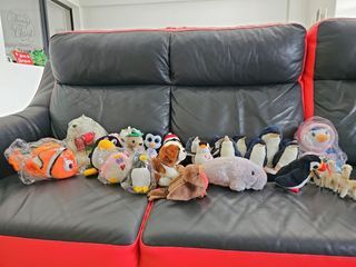 Various soft toys