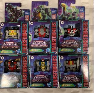 Transformers Dinobots Legacy Evolution complete set of 6 Grimlock Slug Sludge Scarr Swoop Snarl Volcanicus