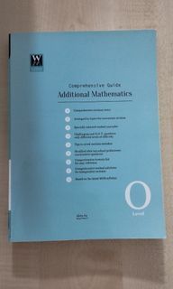 Additional Mathematics for Olevels -wisemann