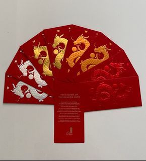 🐉 MBS Marina Bay Sands Paiza Dragon Zodiac Red Packet Ang Pow Hong Bao