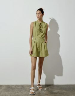 BNWT Good addition linen high waist shorts