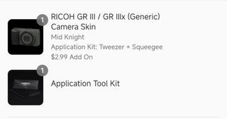 BNIB Alphagvrd Ricoh GR III/IIIX Camera Skin