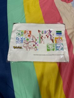 pokemon pikachu eevee pouch by family mart