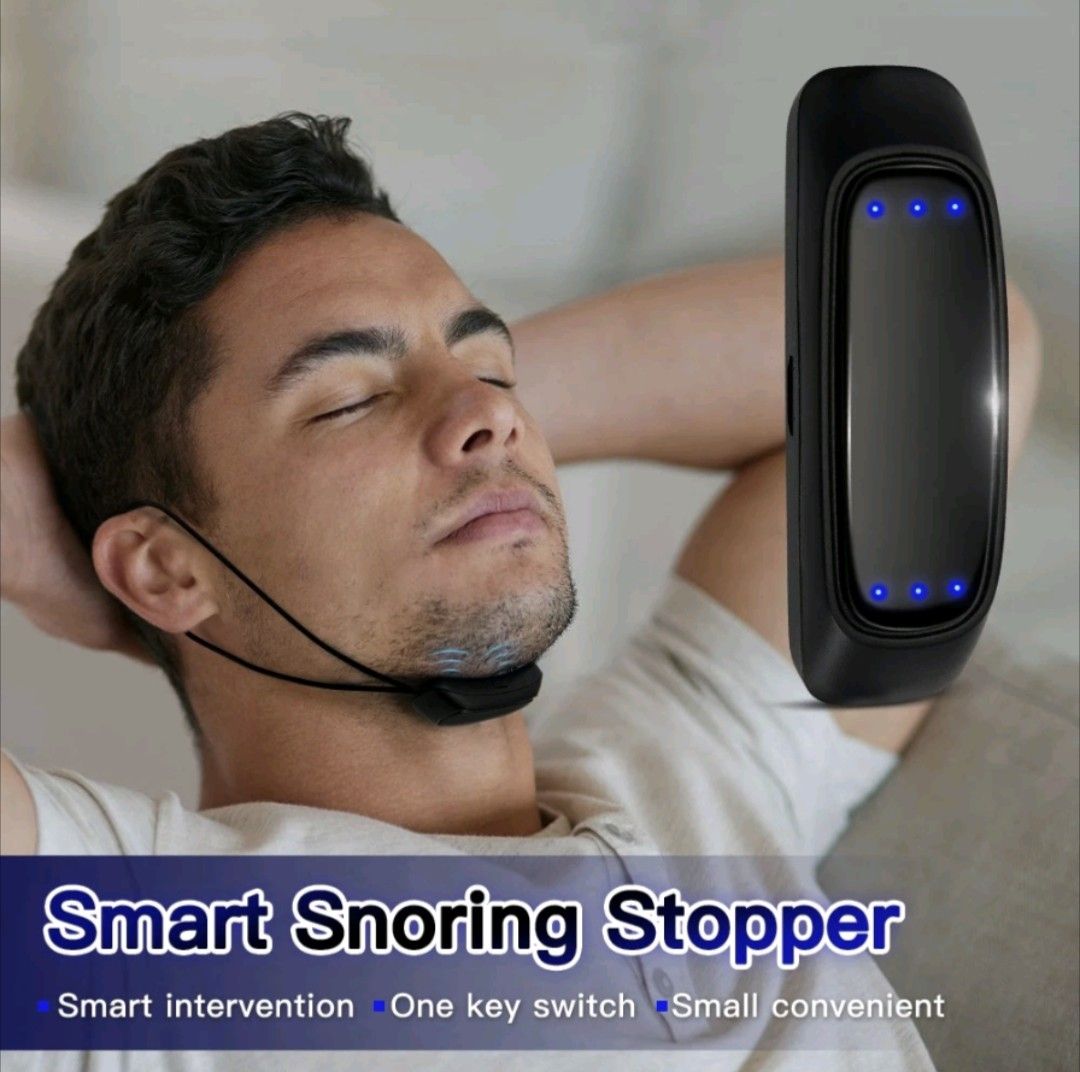 Smart Anti Snoring Device EMS Pulse Stop Snore Improve Sleeping Wrist Chin Strap Aid Effective Solution Snore Portable Noise Reduction Stimulator (Category: Wearables & Smart Watches) located in Singapore. Submitted by designtots (Listing ID 1298265142, Image 1). Description: Smart Anti Snoring Device EMS Pulse Stop Snore Improve Sleeping Wrist Chin Strap Aid Effective Solution Snore Portable Noise Reduction Stimulator Describe: Black colour Mate