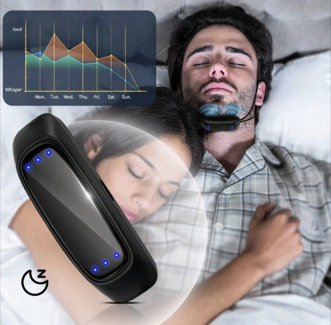 Smart Anti Snoring Device EMS Pulse Stop Snore Improve Sleeping Wrist Chin Strap Aid Effective Solution Snore Portable Noise Reduction Stimulator (Category: Wearables & Smart Watches) located in Singapore. Submitted by designtots (Listing ID 1298265142, Image 2). Description: Smart Anti Snoring Device EMS Pulse Stop Snore Improve Sleeping Wrist Chin Strap Aid Effective Solution Snore Portable Noise Reduction Stimulator Describe: Black colour Mate