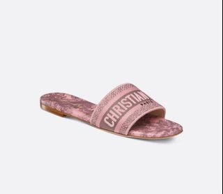 Like New Dior Dway Slide Sandals 37.5
