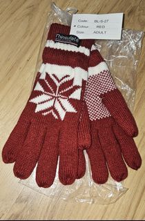 Thermal insulation winter glove