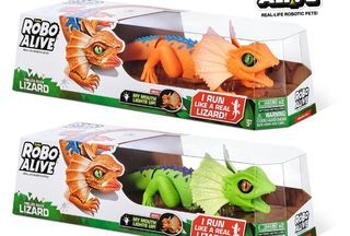 Robo Alive Frilled Lizard Series 3 - Battery-Powered Robotic Toy by ZURU