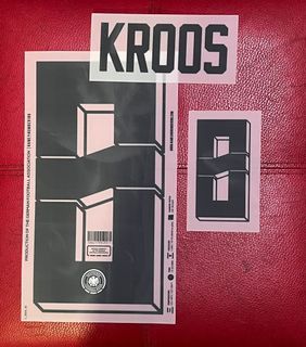 GERMANY EURO 2024 HOME SHIRT JERSEY NAMESET - KROOS #8