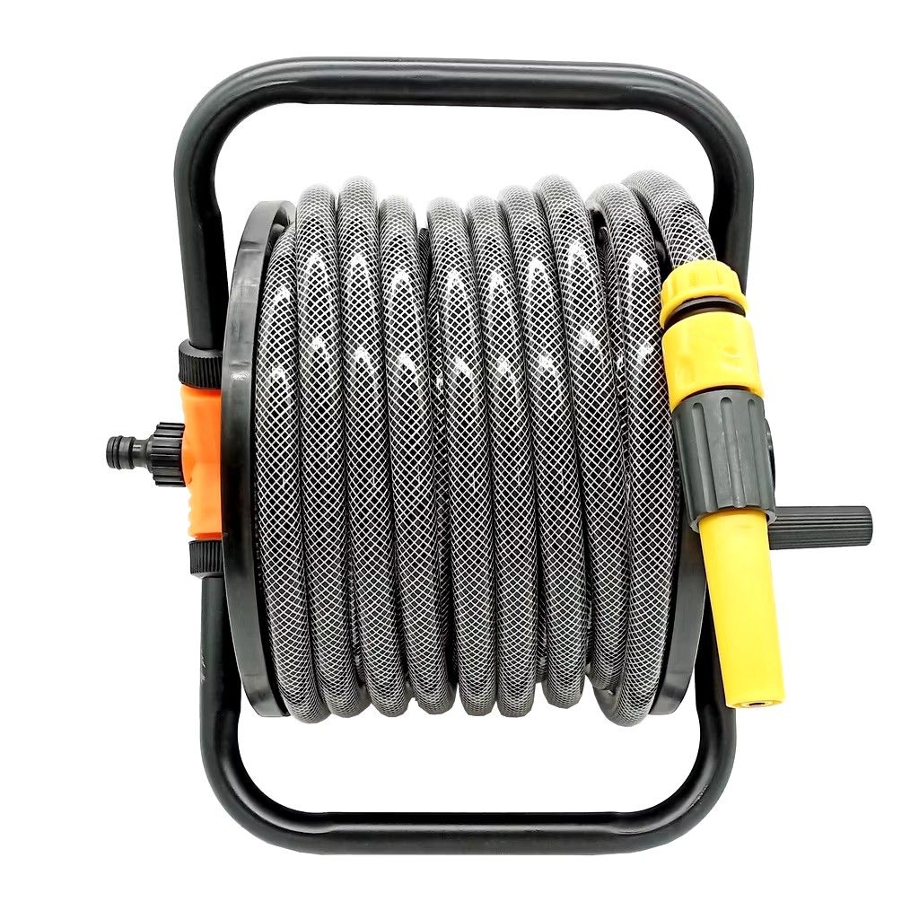 Garden Hose Reel Set Outdoor Handle/wall-mounted High Pressure Car Wash Irrigation Tool Spray Head 20M (Category: Hose and Watering Devices) located in Singapore. Submitted by sg-hardware (Listing ID 1308451545, Image 5). Description: 20 Meter Garden Hose Reel,Garden Washer Hose,Hose Pipe,Car Wash Hose Easy Installation For Gardening, Car and Household Cleaning Purpose Lightweight And Durable Easy To Manage And Convenient to Use Hose Length: 20 M