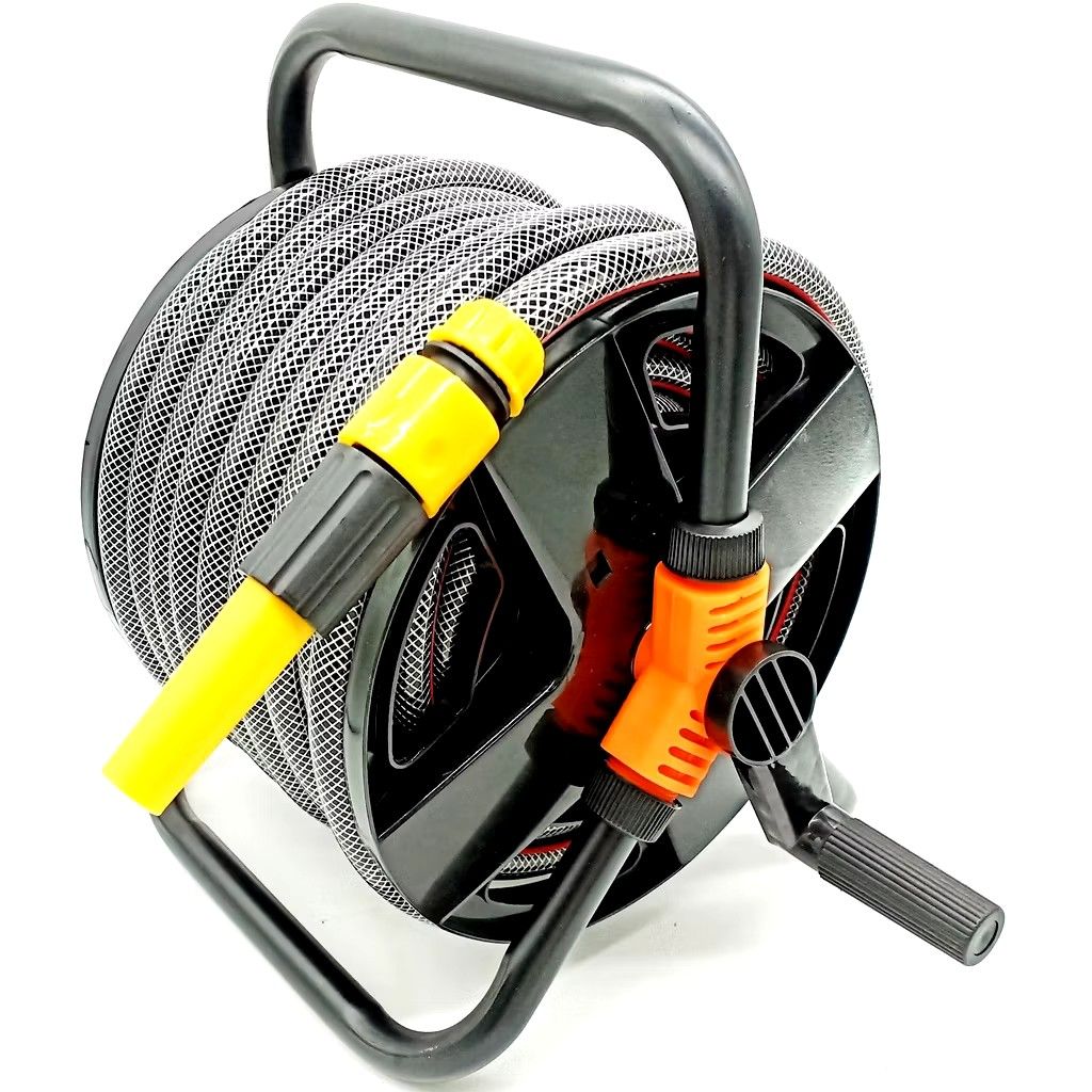 Garden Hose Reel Set Outdoor Handle/wall-mounted High Pressure Car Wash Irrigation Tool Spray Head 20M (Category: Hose and Watering Devices) located in Singapore. Submitted by sg-hardware (Listing ID 1308451545, Image 1). Description: 20 Meter Garden Hose Reel,Garden Washer Hose,Hose Pipe,Car Wash Hose Easy Installation For Gardening, Car and Household Cleaning Purpose Lightweight And Durable Easy To Manage And Convenient to Use Hose Length: 20 M