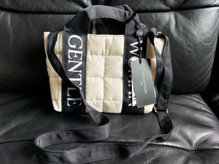 Gentlewoman Hollywood Puffer Sling Bag Cream