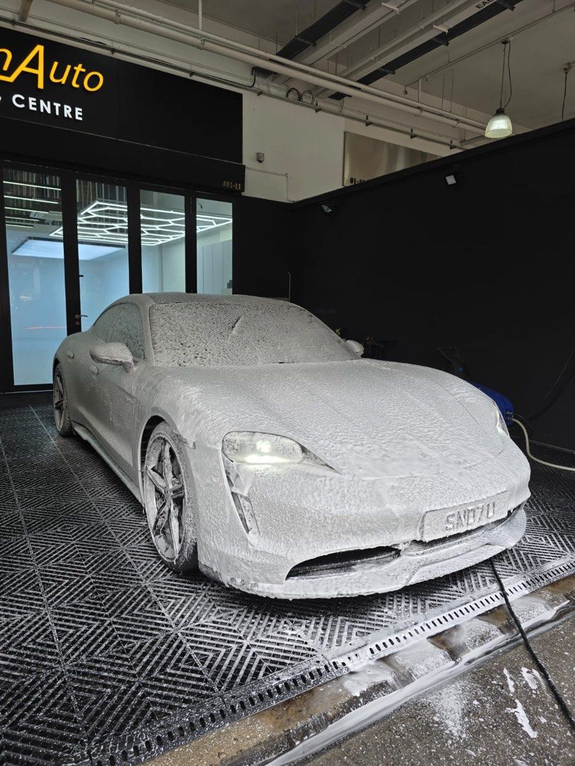 🔥 Premium Car Spa @ Serangoon First Centre| Exterior Foam Wash | Chemical Rims Cleaning and Scrub | Tyre Shine | Interior Vacuum, Wipe, Disinfectant | Claybar | System X Renew Nano Ceramic Protection Spray 🇺🇸 [ Walk-ins Accepted ] (Category: Detailing & Protection) located in Singapore. Submitted by gleamauto.detailingcentre (Listing ID 1308415847, Image 2). Description: Professional car premium spa wash at $65.00 / $70.00 only! Car detail was