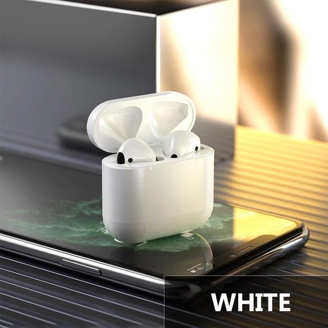 Wireless Bluetooth TWS Pro 4 Pro4 Earbuds Earpods Earpiece Headphones Headset In Ear Sports Music Gaming Stereo (Category: Earphones) located in Singapore. Submitted by black.kat (Listing ID 1314530630, Image 8). Description: only 1 set of white available in stock, can preorder if you want more ⭐ Automatic pairing ⭐ HIFI sound quality ⭐ Noise Cancelling ⭐ 360 Surround sound ⭐ High charging capacity ⭐ 5.0 Second generation bluetooth ⭐ Easy to carr
