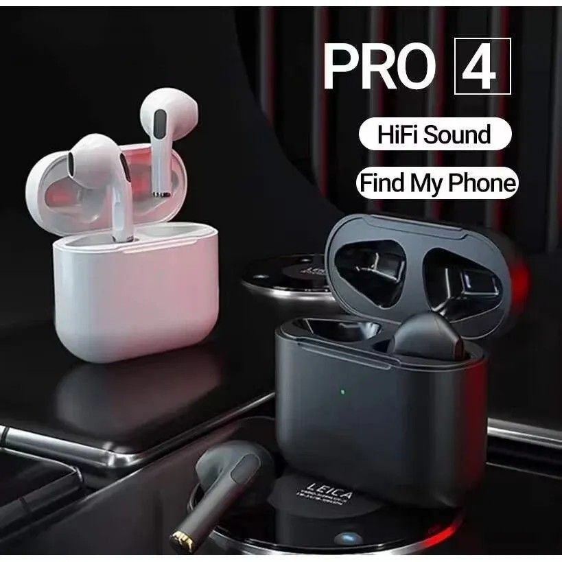 Wireless Bluetooth TWS Pro 4 Pro4 Earbuds Earpods Earpiece Headphones Headset In Ear Sports Music Gaming Stereo (Category: Earphones) located in Singapore. Submitted by black.kat (Listing ID 1314530630, Image 1). Description: only 1 set of white available in stock, can preorder if you want more ⭐ Automatic pairing ⭐ HIFI sound quality ⭐ Noise Cancelling ⭐ 360 Surround sound ⭐ High charging capacity ⭐ 5.0 Second generation bluetooth ⭐ Easy to carr