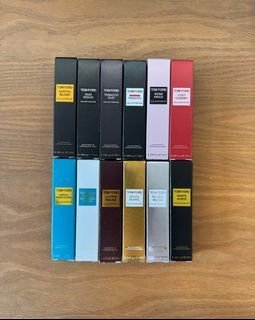 Tom Ford | 4 for $120| Travel Size 10Ml, Lost Cherry / Rose Prick / Oud Wood / Tobaco Oud / Soleil Neige / Fxxking Fabulous / Neroli Protofino Aqua / Neroli Portofino / Jasmin Rouge / Santal Blush / White Suede | EDT EDP Perfume Parfum