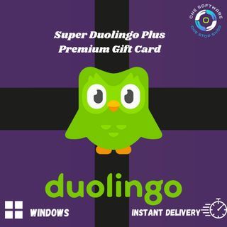 Super Duolingo Plus Premium Gift Card