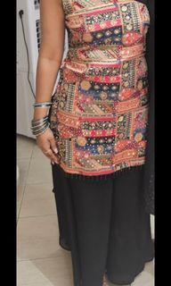 Black sharara suit