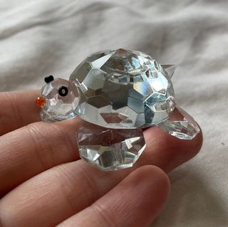 Swarovski Crystal Turtle Figurine