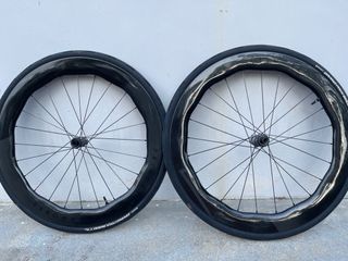 Princeton Carbonworks Wake 6560 Evolution wheels with Tactic Racing hubs. (Gloss Black)