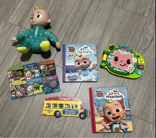 Cocomelon JJ books and toy