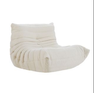 Replica Togo Lounge Chair. Cream Boucle. HipVan