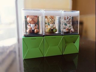 authentic starbucks malaysia 25th anniversary set of 3 bears - sep release