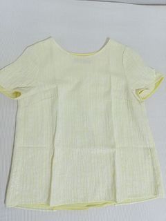 G2000 Yellow Blouse Top Office Casual