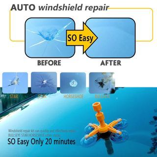 Professional Car Windshield Windscreen Cracked Glass Window Repair Kit