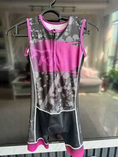 Kids triathlon suit Pink