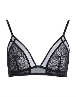 Calvin Klein CK Black Lace Triangle Bra size B75