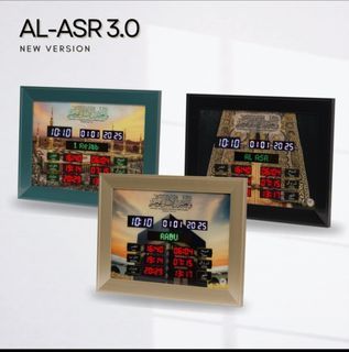 JAM AZAN DIGITAL AL ASR 3.0 BY MY QALAM (Mengikut Takwim Jakim)