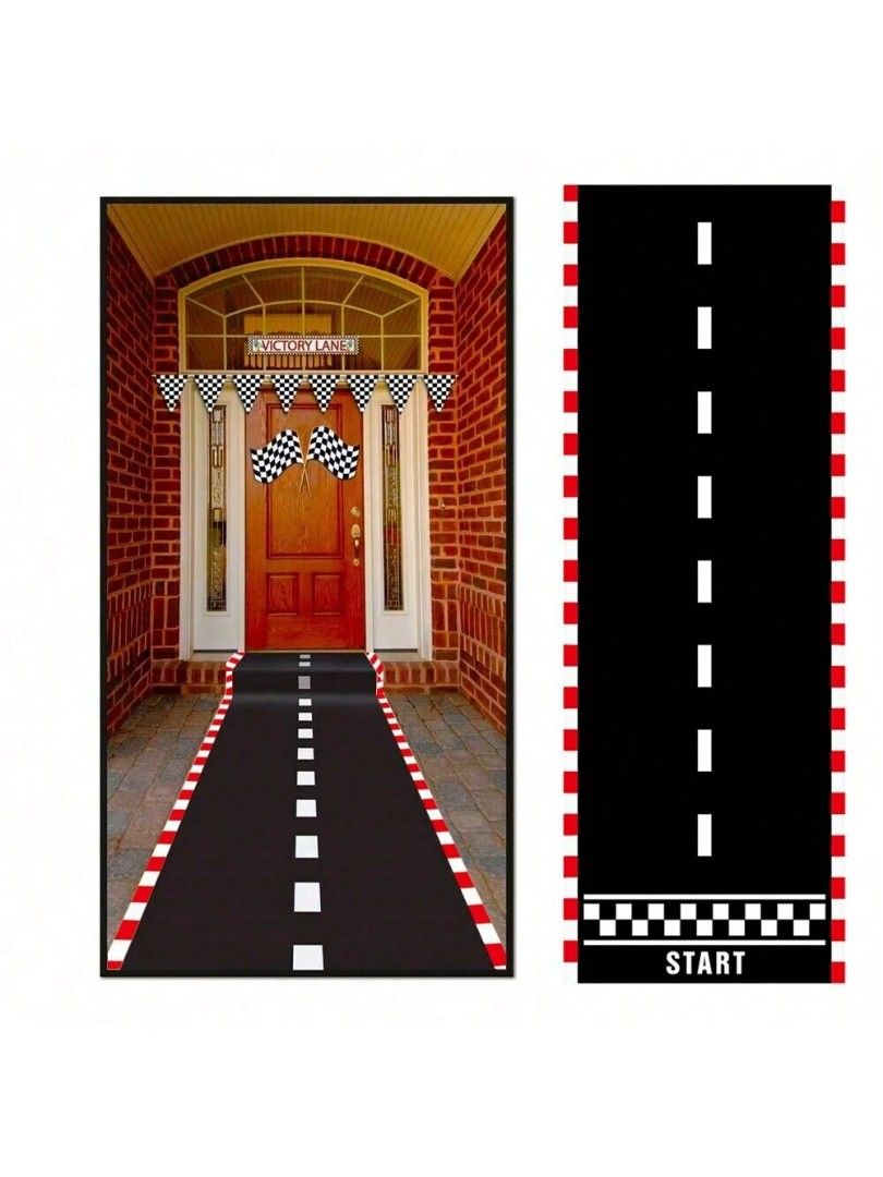 1pc Black And White Checkered Flag, Racing Themed Black And White Racing Track Party Decoration Fabric, Suitable For Racing Party Track Background (Category: Occasions & Party Supplies) located in Singapore. Submitted by worldofcustomization (Listing ID 1349221357, Image 1). Description: .