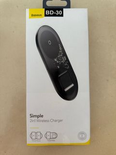 [BNIB] BASEUS BD-30 2 IN 1 WIRELESS CHARGER