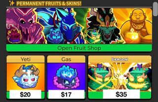 Roblox Blox Fruit Perm Fruit