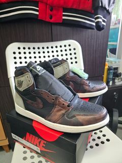 Jordan 1 OG high Patina Rust Lime
