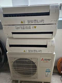 R32 gas type system 3 mitsubishi starmex 5 ticks Aircon for commercial and home purposes