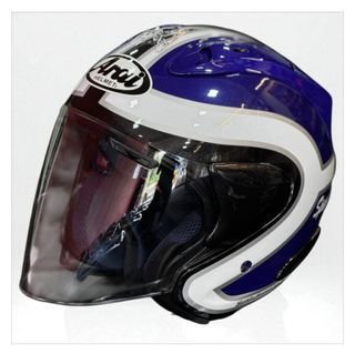 (INSTOCK) Unisex @r4i Speedking Blue Size L Clear visor